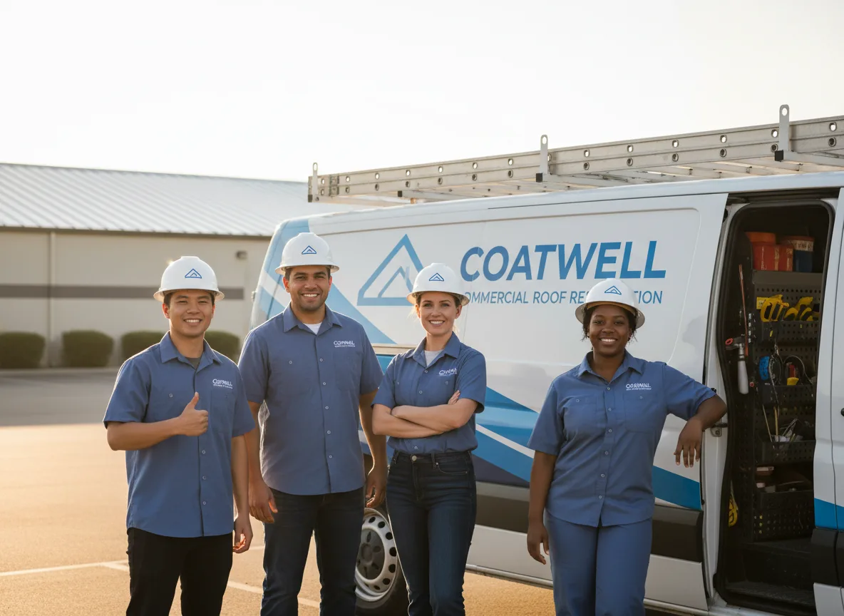 Commercial roof coating company in Victor, NY